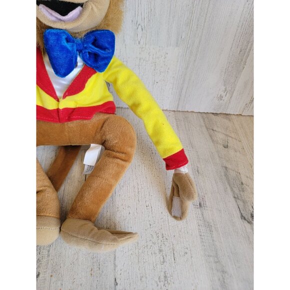 Peek a boo monkey vintage style Plush stuffed animal suit bowtie - Picture 4 of 10